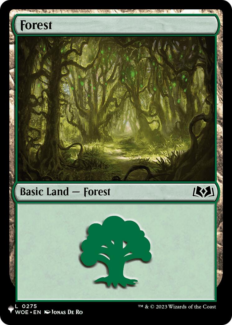 Forest (0275) (WOE) [The List] | Magic Magpie