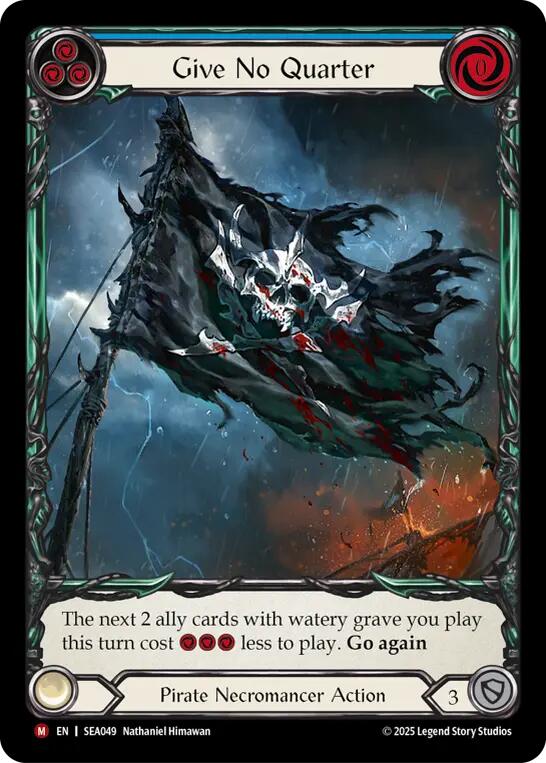 Give No Quarter (Extended Art) [SEA049] (High Seas)  Rainbow Foil | Magic Magpie