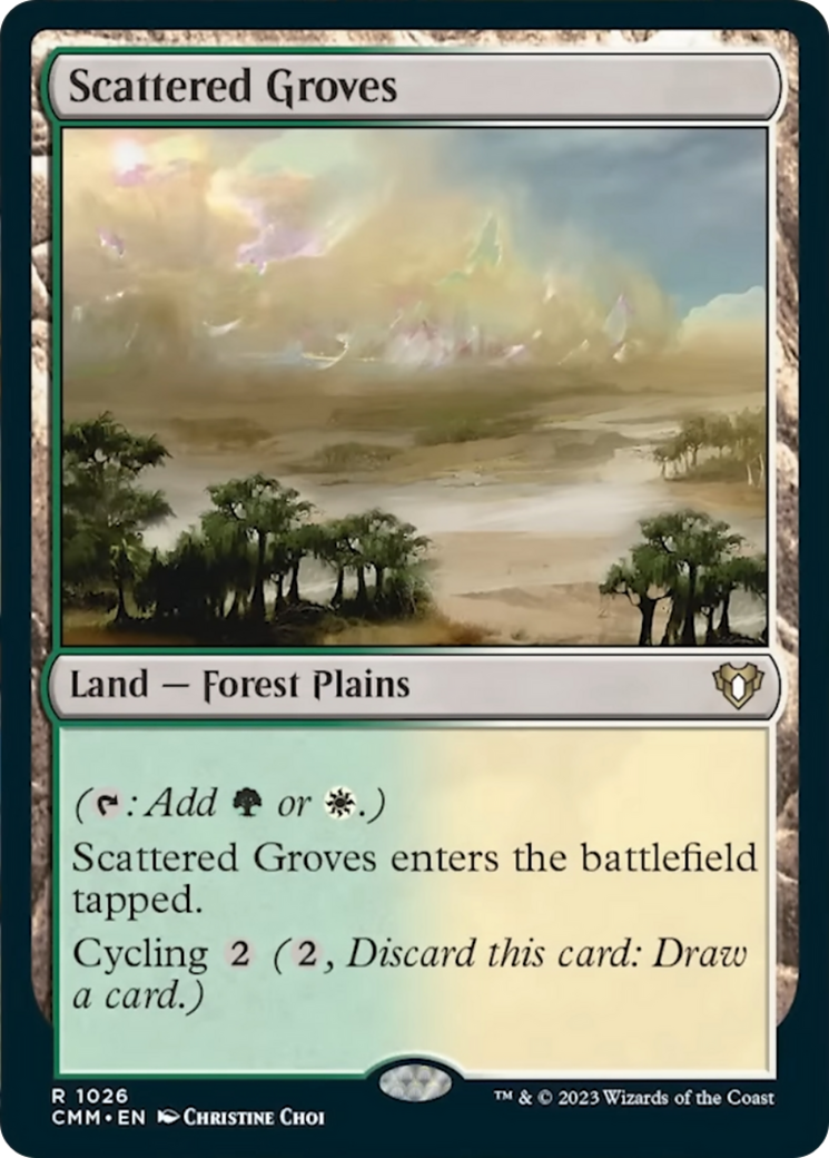 Scattered Groves [Commander Masters] | Magic Magpie