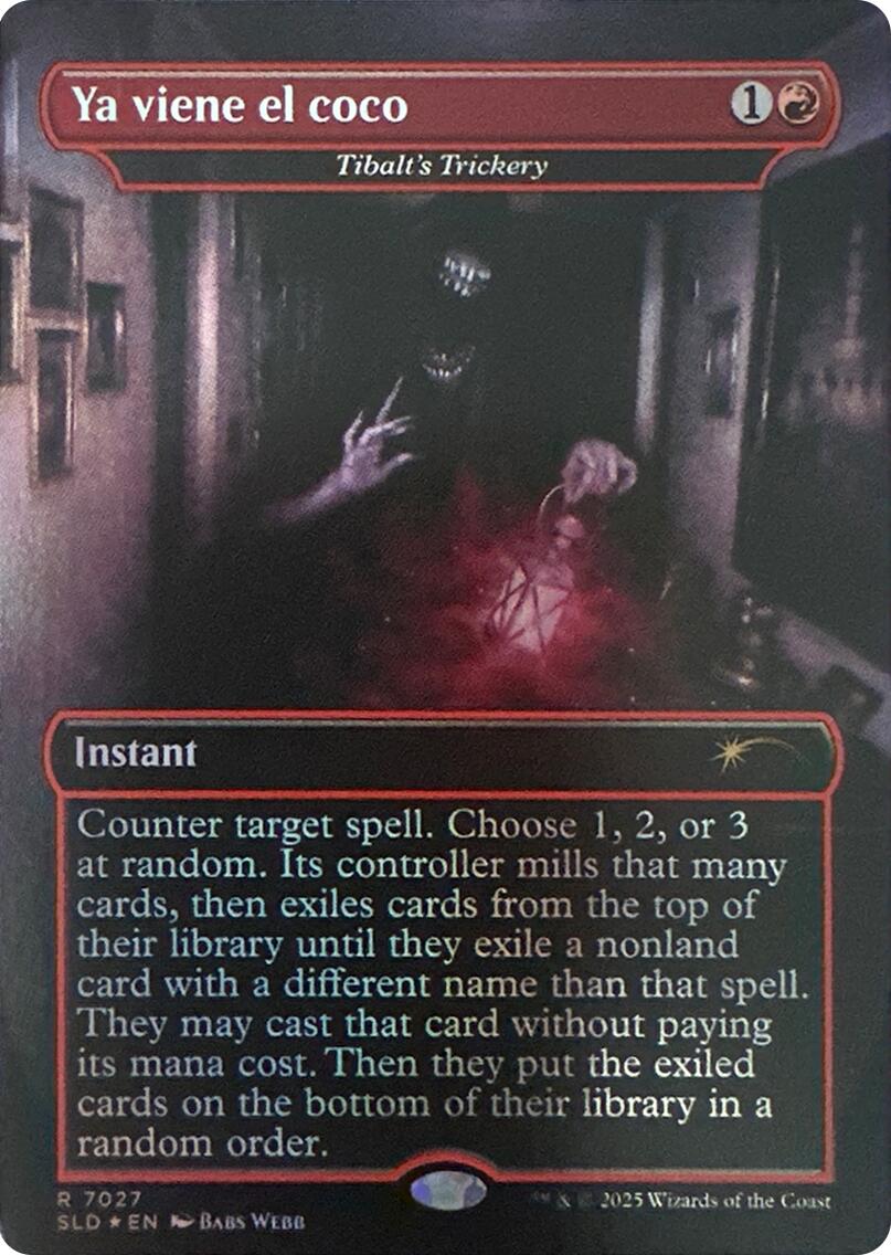 Ya viene el coco - Tibalt's Trickery (Rainbow Foil) [Secret Lair Drop Series] | Magic Magpie