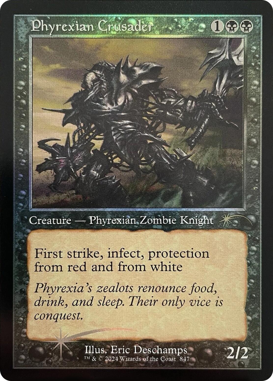 Phyrexian Crusader (Retro Frame) [Secret Lair Drop Series] | Magic Magpie