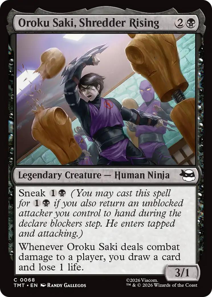 Oroku Saki, Shredder Rising [Teenage Mutant Ninja Turtles] | Magic Magpie