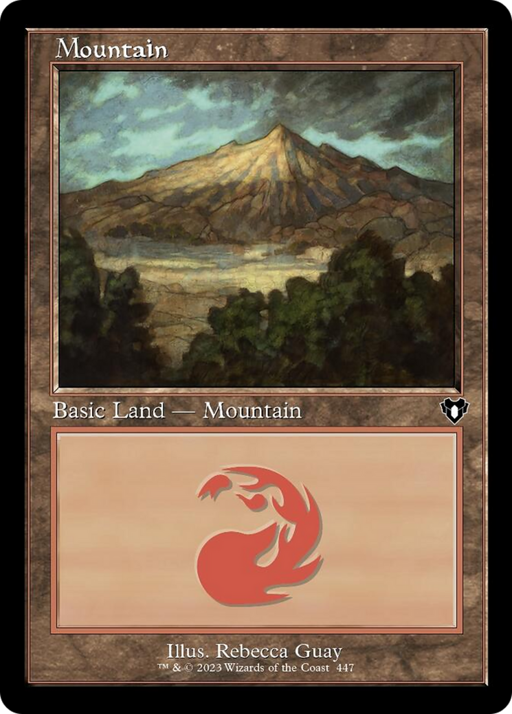 Mountain (447) (Retro) [Commander Masters] | Magic Magpie