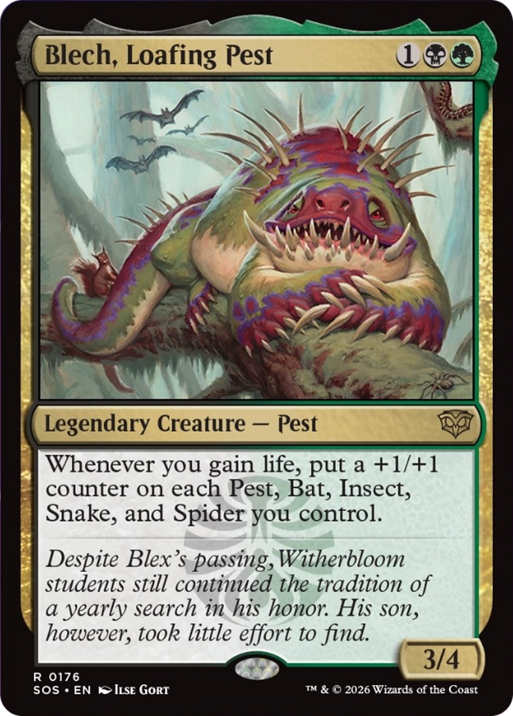 Blech, Loafing Pest [Secrets of Strixhaven] | Magic Magpie