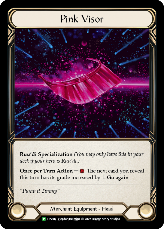 Pink Visor [LSS007] (Promo)  Cold Foil | Magic Magpie