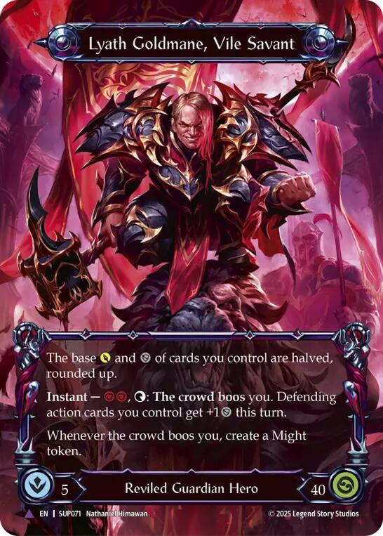 Lyath Goldmane, Vile Savant (Marvel) [SUP071] (Super Slam)  Cold Foil | Magic Magpie