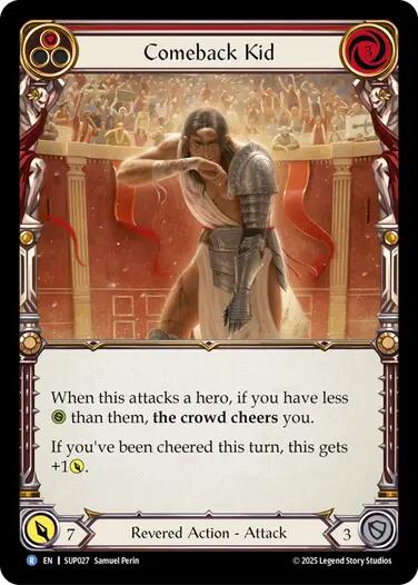 Comeback Kid (Red) [SUP027] (Super Slam)  Rainbow Foil | Magic Magpie