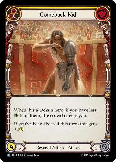 Comeback Kid (Yellow) [SUP028] (Super Slam)  Rainbow Foil | Magic Magpie