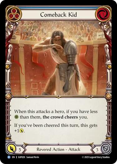 Comeback Kid (Blue) [SUP029] (Super Slam)  Rainbow Foil | Magic Magpie