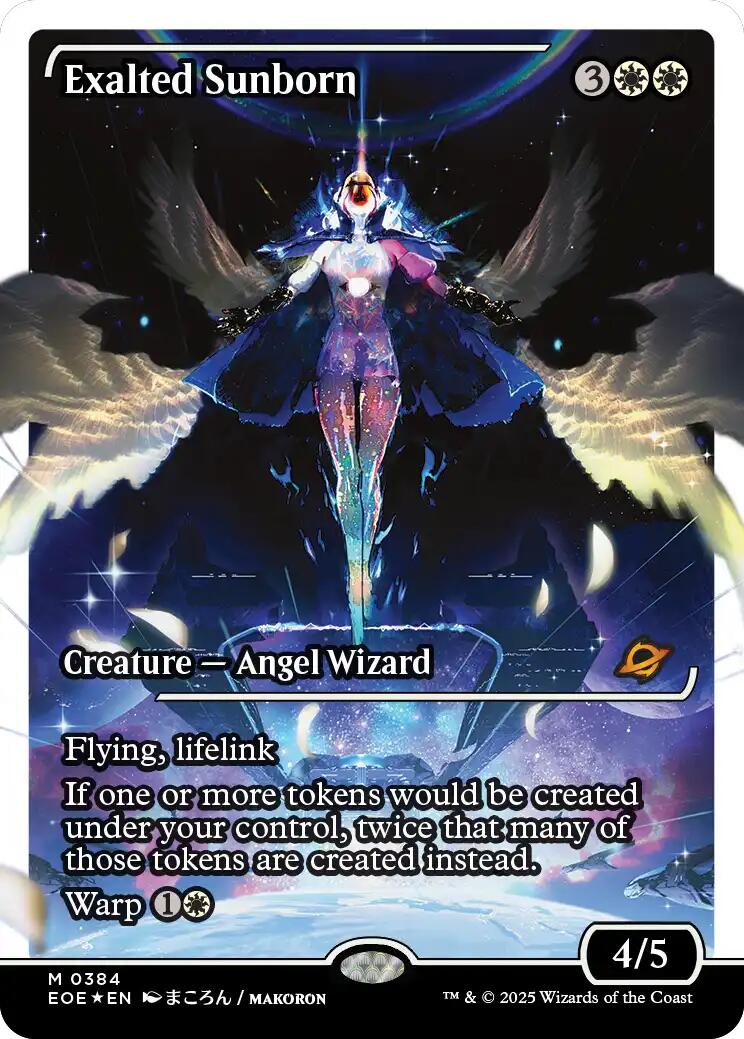 Exalted Sunborn (Showcase) (Fracture Foil) [Edge of Eternities] | Magic Magpie