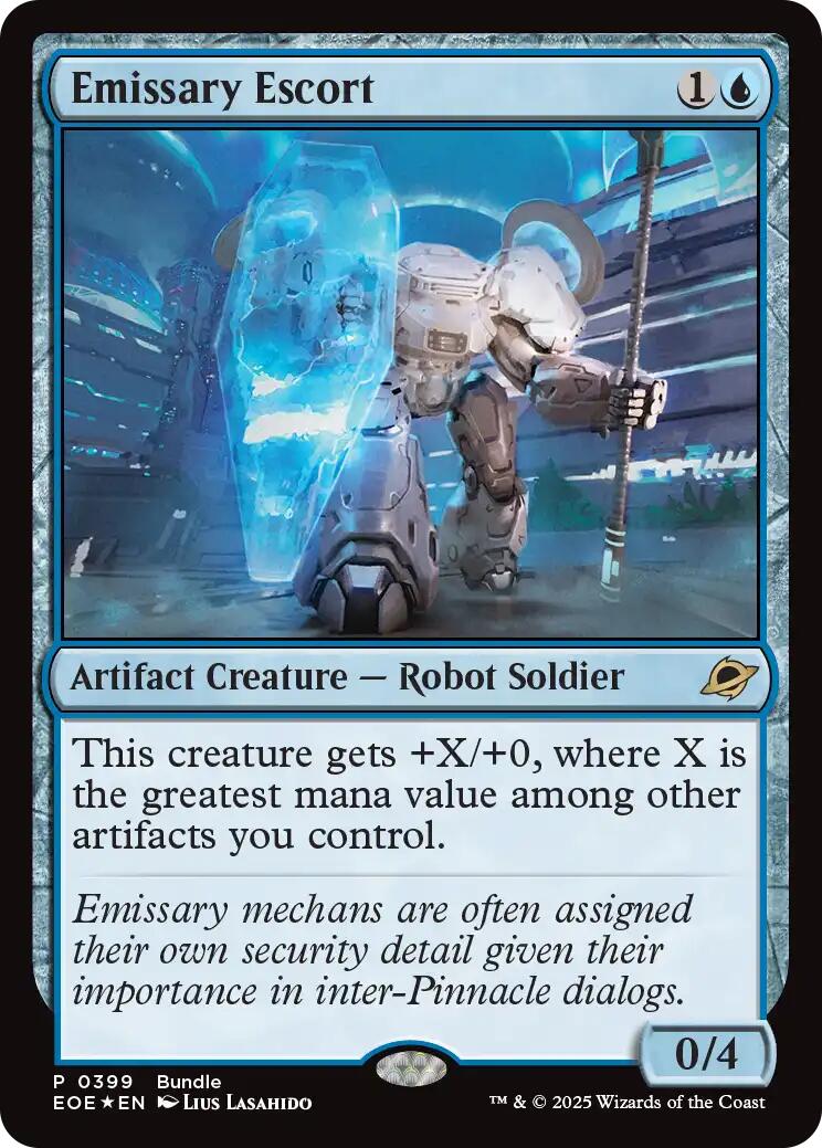Emissary Escort (Bundle) [Edge of Eternities Promo Pack] | Magic Magpie