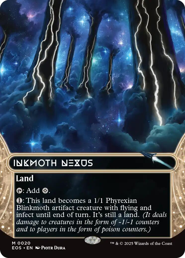 Inkmoth Nexus (0020) (Borderless) [Edge of Eternities: Stellar Sights] | Magic Magpie