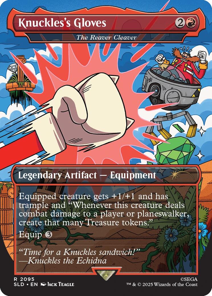 Knuckles's Gloves - The Reaver Cleaver [Secret Lair Drop Series] | Magic Magpie