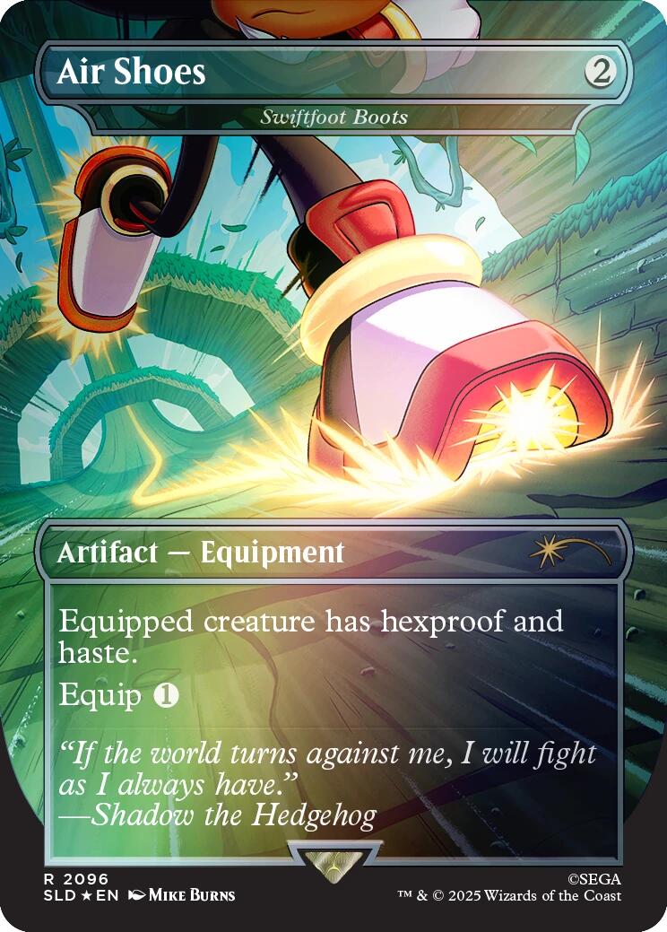 Air Shoes - Swiftfoot Boots (Rainbow Foil) [Secret Lair Drop Series] | Magic Magpie
