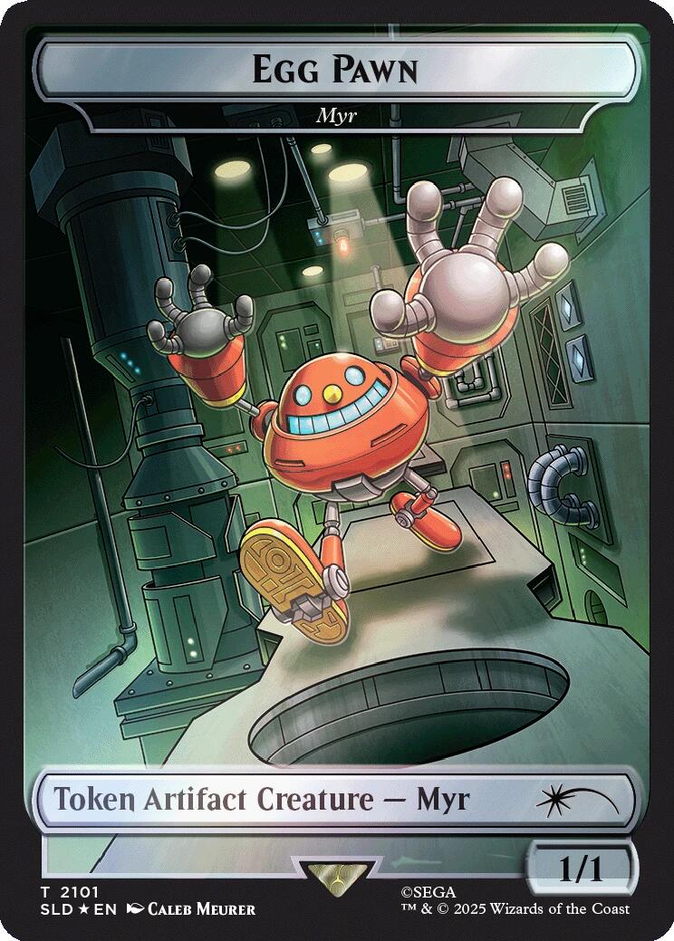 Egg Pawn - Myr Token (Rainbow Foil) [Secret Lair Drop Series] | Magic Magpie