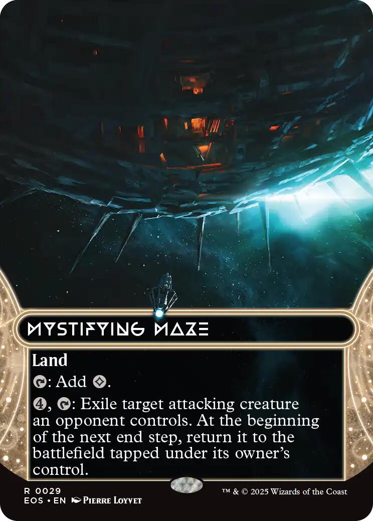 Mystifying Maze (0029) (Borderless) [Edge of Eternities: Stellar Sights] | Magic Magpie