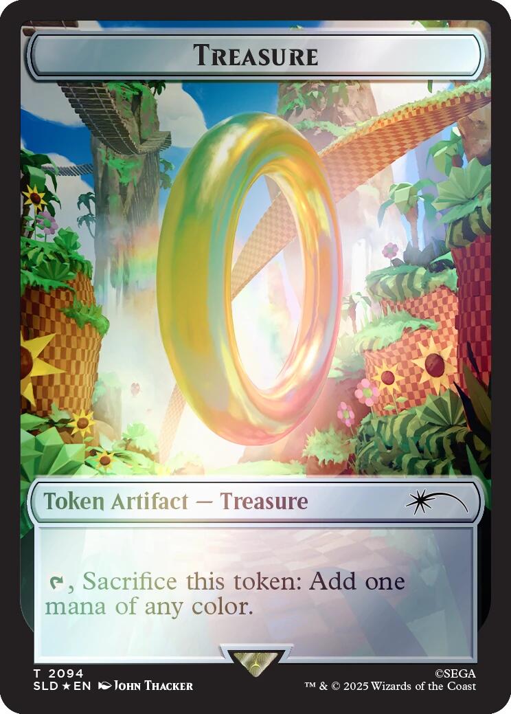Treasure Token (2094) (Rainbow Foil) [Secret Lair Drop Series] | Magic Magpie