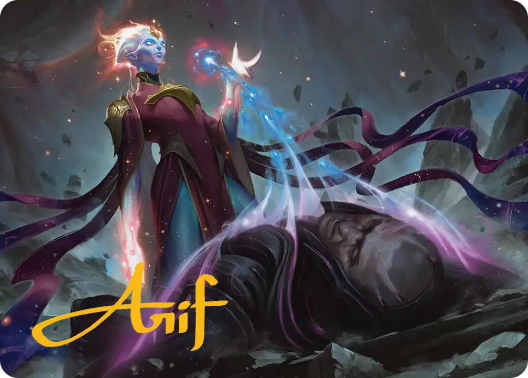 Lightstall Inquisitor Art Card (Gold-Stamped Signature) [Edge of Eternities Art Series] | Magic Magpie