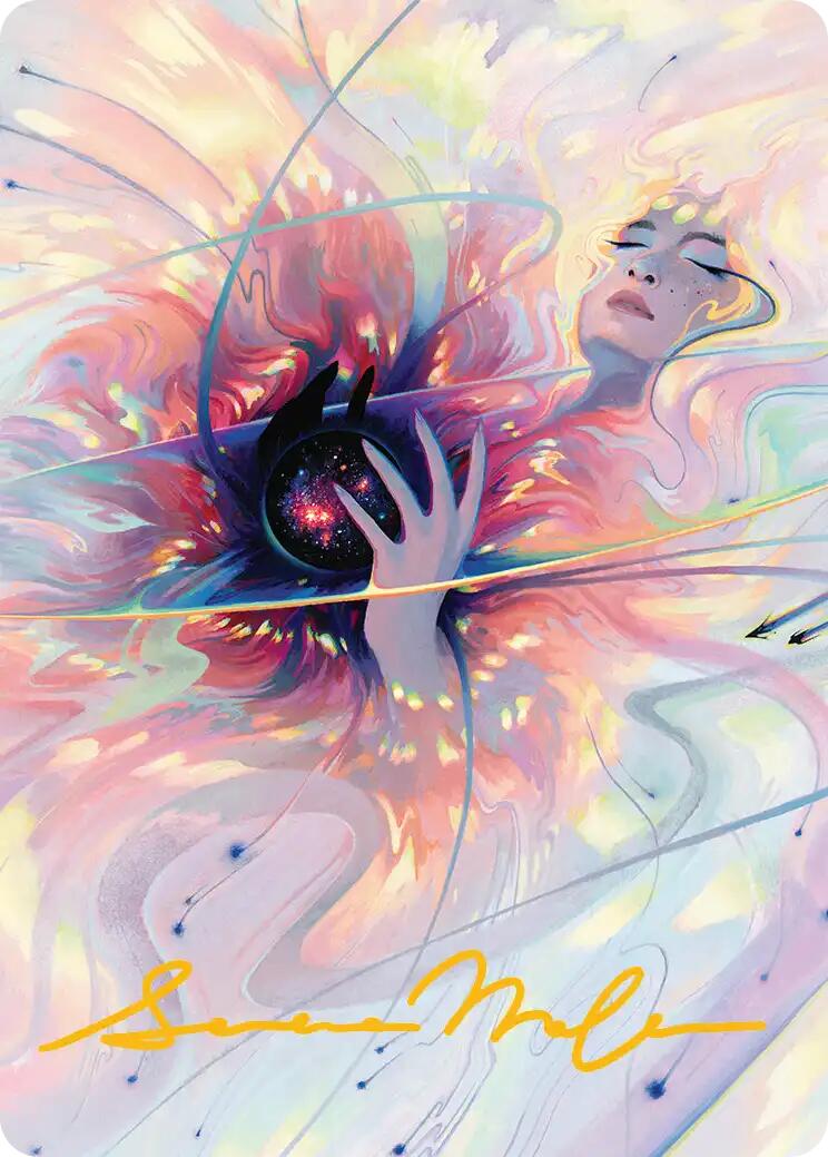 Beyond the Quiet Art Card (Gold-Stamped Signature) [Edge of Eternities Art Series] | Magic Magpie