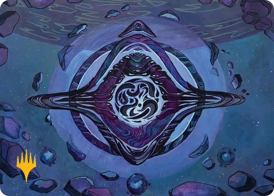 Archenemy's Charm Art Card (Gold-Stamped Planeswalker Symbol) [Edge of Eternities Art Series] | Magic Magpie