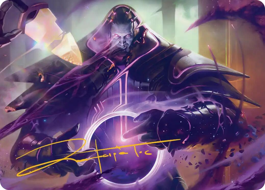 Embrace Oblivion Art Card (Gold-Stamped Signature) [Edge of Eternities Art Series] | Magic Magpie