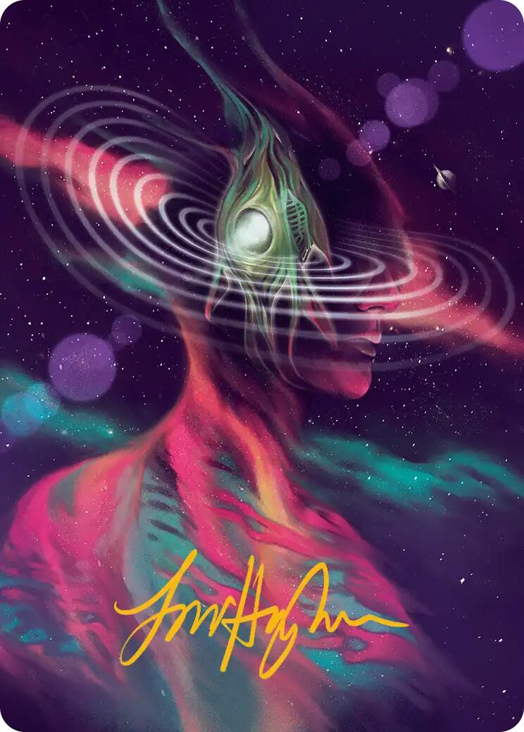 Terrasymbiosis Art Card (Gold-Stamped Signature) [Edge of Eternities Art Series] | Magic Magpie