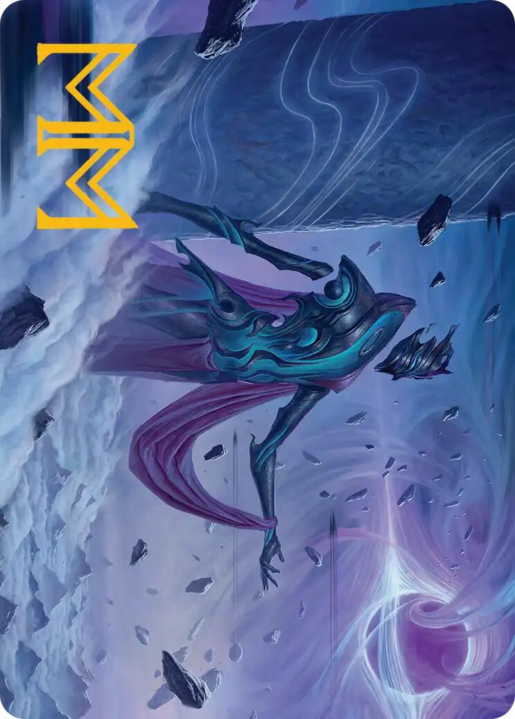 Bygone Colossus Art Card (Gold-Stamped Signature) [Edge of Eternities Art Series] | Magic Magpie