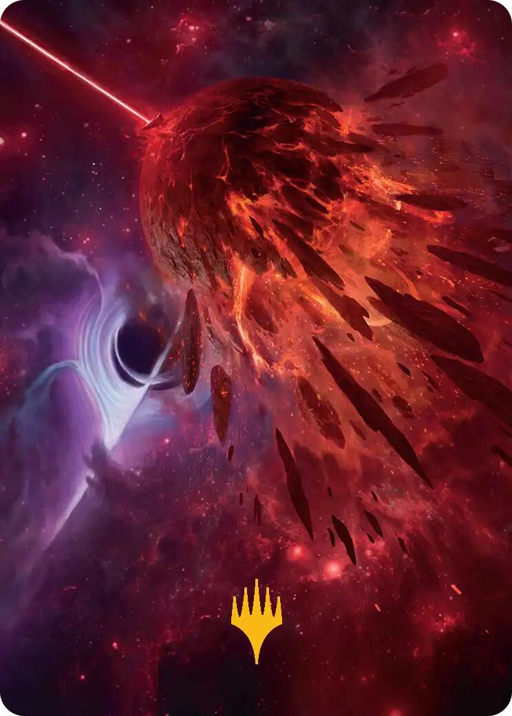 Kavaron, Memorial World Art Card (Gold-Stamped Planeswalker Symbol) [Edge of Eternities Art Series] | Magic Magpie