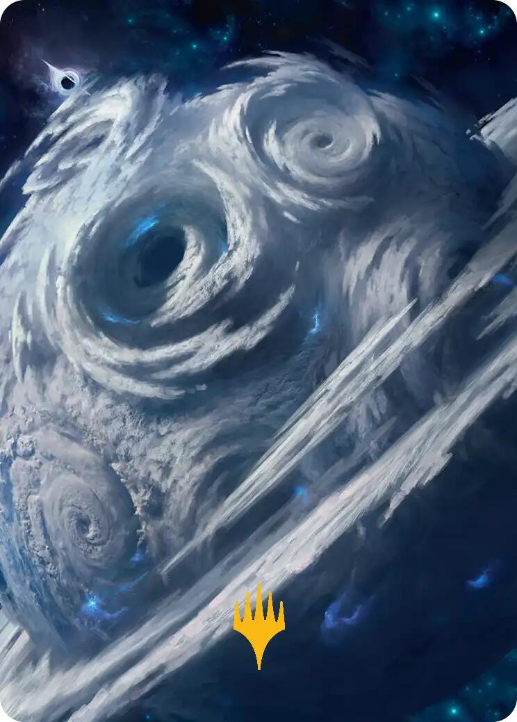 Uthros, Titanic Godcore Art Card (Gold-Stamped Planeswalker Symbol) [Edge of Eternities Art Series] | Magic Magpie