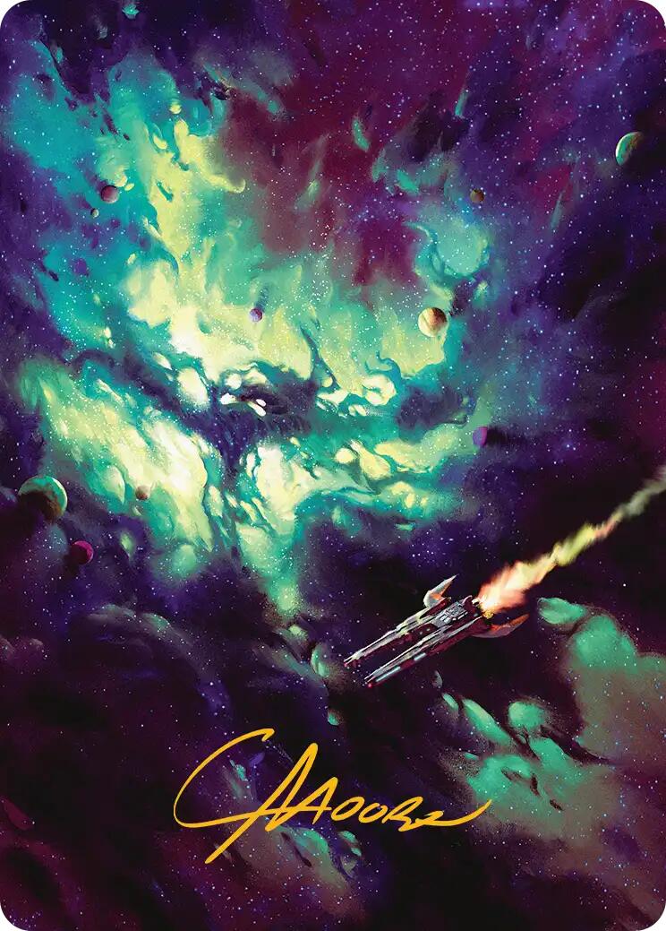 Blinkmoth Nexus Art Card (Gold-Stamped Signature) [Edge of Eternities Art Series] | Magic Magpie