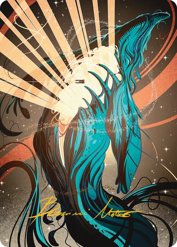 Swarmyard Art Card (Gold-Stamped Signature) [Edge of Eternities Art Series] | Magic Magpie