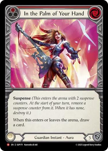 In the Palm of Your Hand [SUP171] (Super Slam)  Rainbow Foil | Magic Magpie