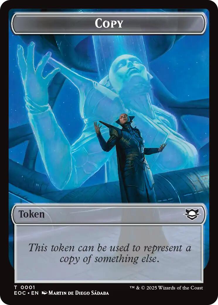 Copy // Pest Double-Sided Token [Edge of Eternities Commander Tokens] | Magic Magpie