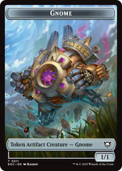 Gnome // Golem (0014) Double-Sided Token [Edge of Eternities Commander Tokens] | Magic Magpie