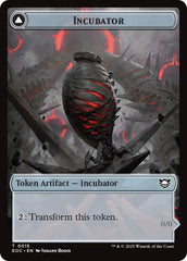 Incubator // Phyrexian Double-Sided Token [Edge of Eternities Commander Tokens] | Magic Magpie