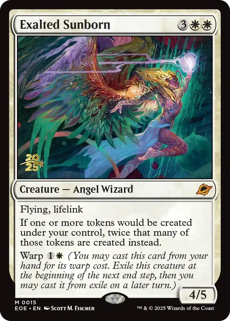 Exalted Sunborn [Edge of Eternities Prerelease Promos] | Magic Magpie