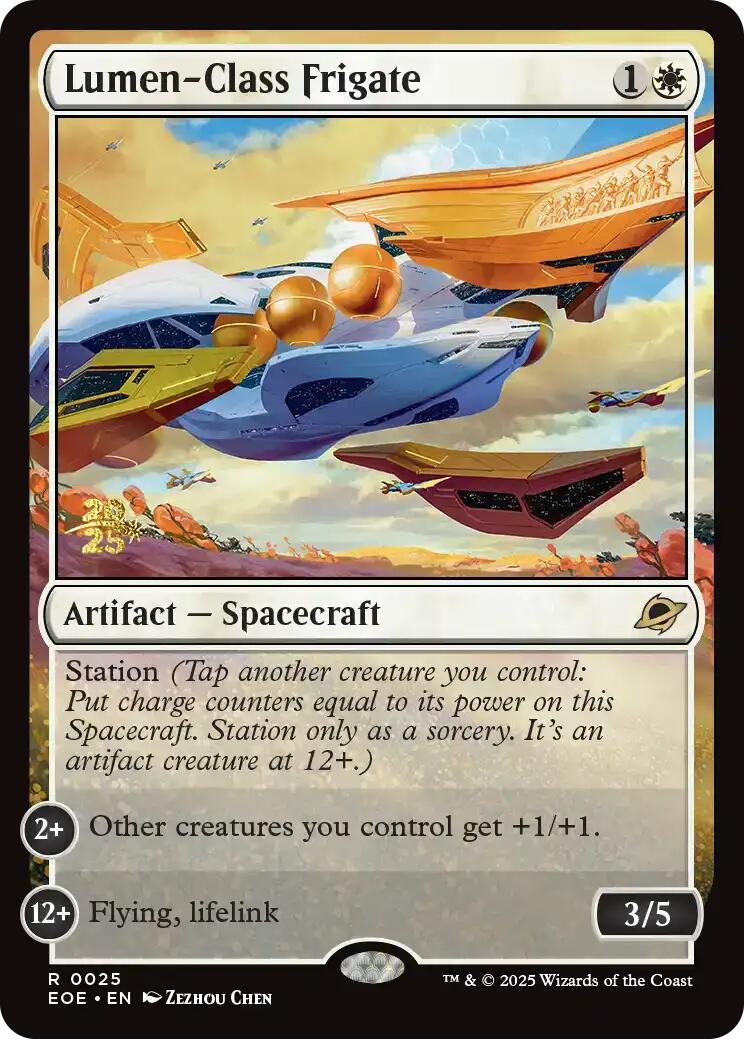 Lumen-Class Frigate [Edge of Eternities Prerelease Promos] | Magic Magpie