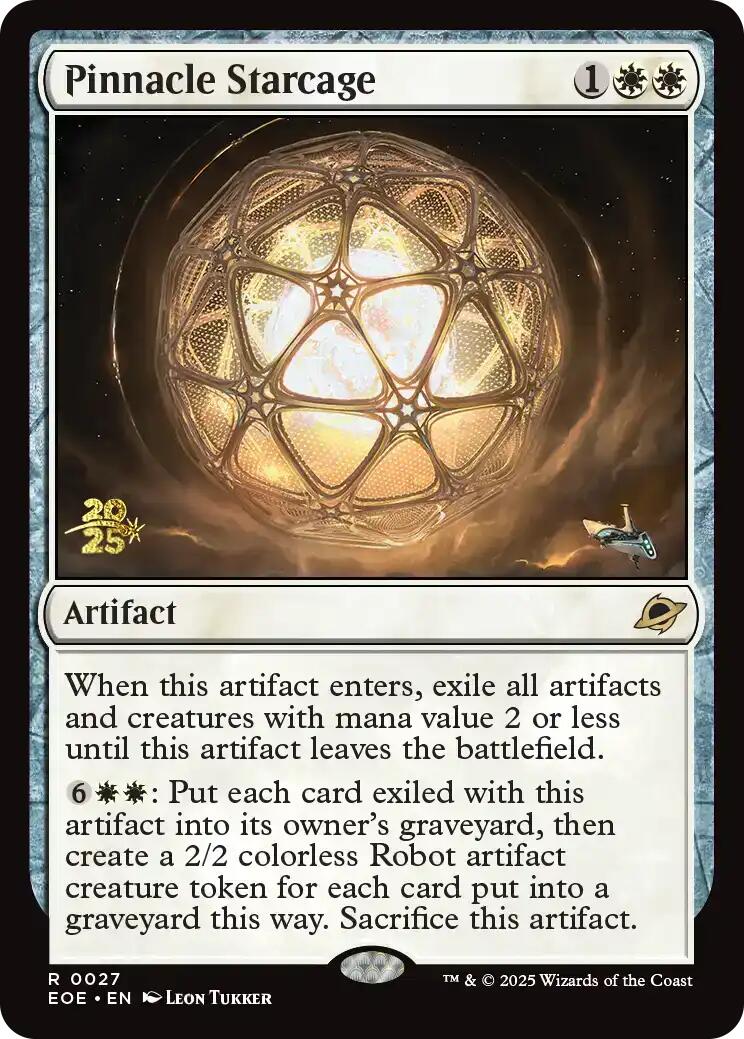 Pinnacle Starcage [Edge of Eternities Prerelease Promos] | Magic Magpie