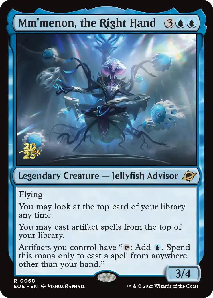 Mm'menon, the Right Hand [Edge of Eternities Prerelease Promos] | Magic Magpie