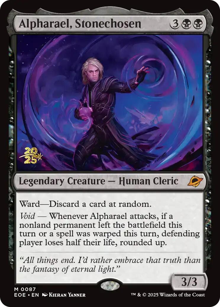 Alpharael, Stonechosen [Edge of Eternities Prerelease Promos] | Magic Magpie