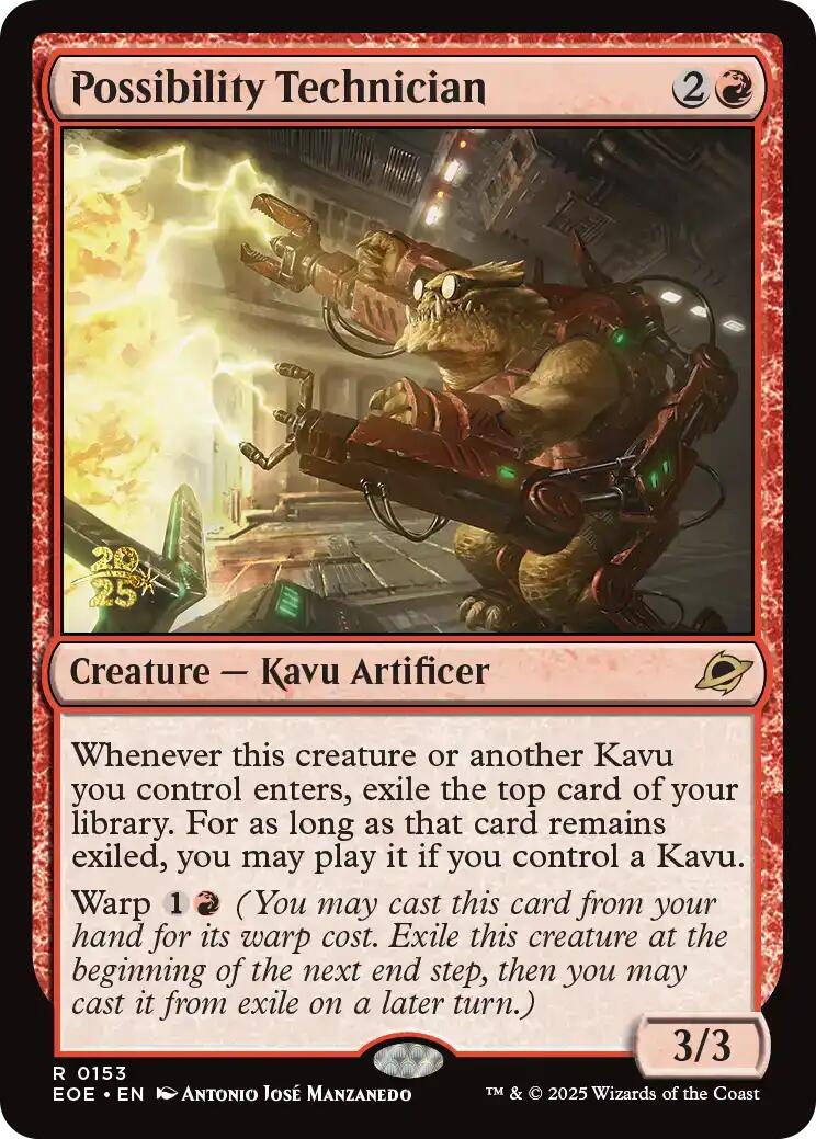 Possibility Technician [Edge of Eternities Prerelease Promos] | Magic Magpie