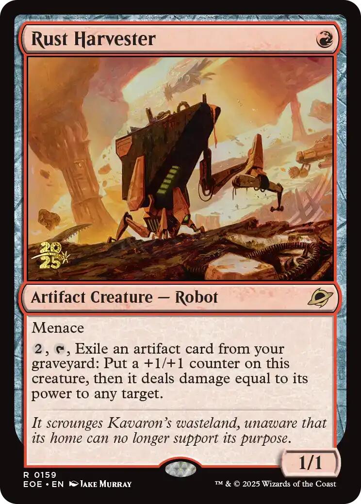 Rust Harvester [Edge of Eternities Prerelease Promos] | Magic Magpie