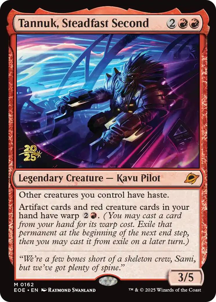 Tannuk, Steadfast Second [Edge of Eternities Prerelease Promos] | Magic Magpie