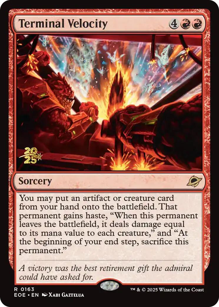 Terminal Velocity [Edge of Eternities Prerelease Promos] | Magic Magpie
