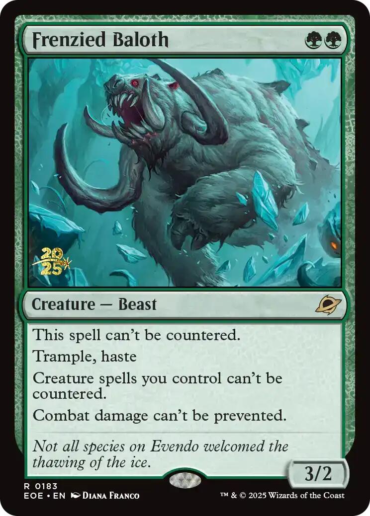 Frenzied Baloth [Edge of Eternities Prerelease Promos] | Magic Magpie
