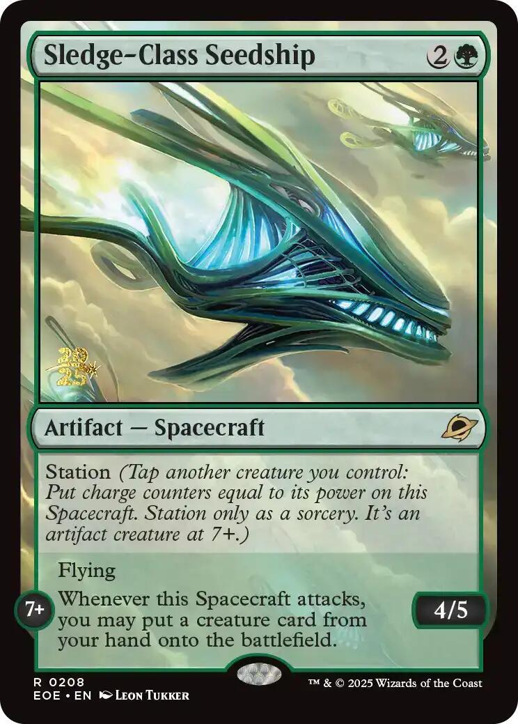 Sledge-Class Seedship [Edge of Eternities Prerelease Promos] | Magic Magpie