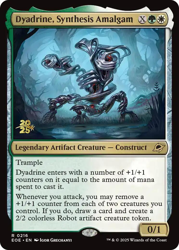 Dyadrine, Synthesis Amalgam [Edge of Eternities Prerelease Promos] | Magic Magpie