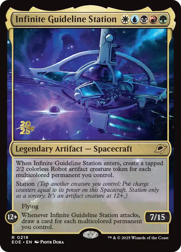 Infinite Guideline Station [Edge of Eternities Prerelease Promos] | Magic Magpie