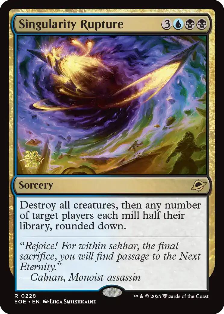 Singularity Rupture [Edge of Eternities Prerelease Promos] | Magic Magpie