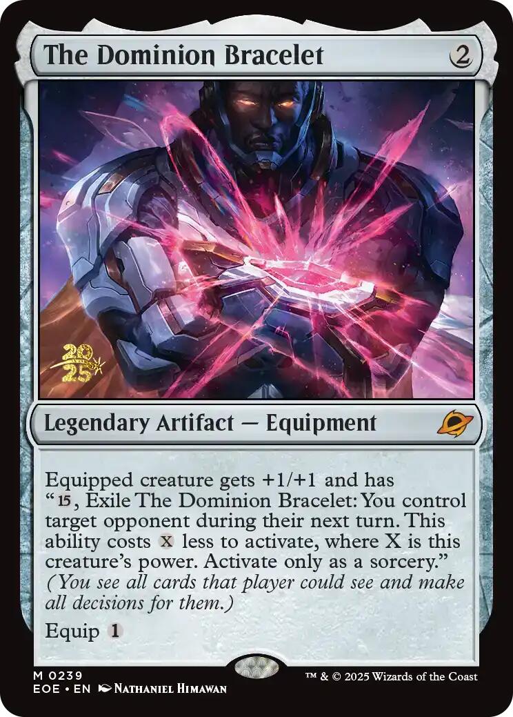 The Dominion Bracelet [Edge of Eternities Prerelease Promos] | Magic Magpie